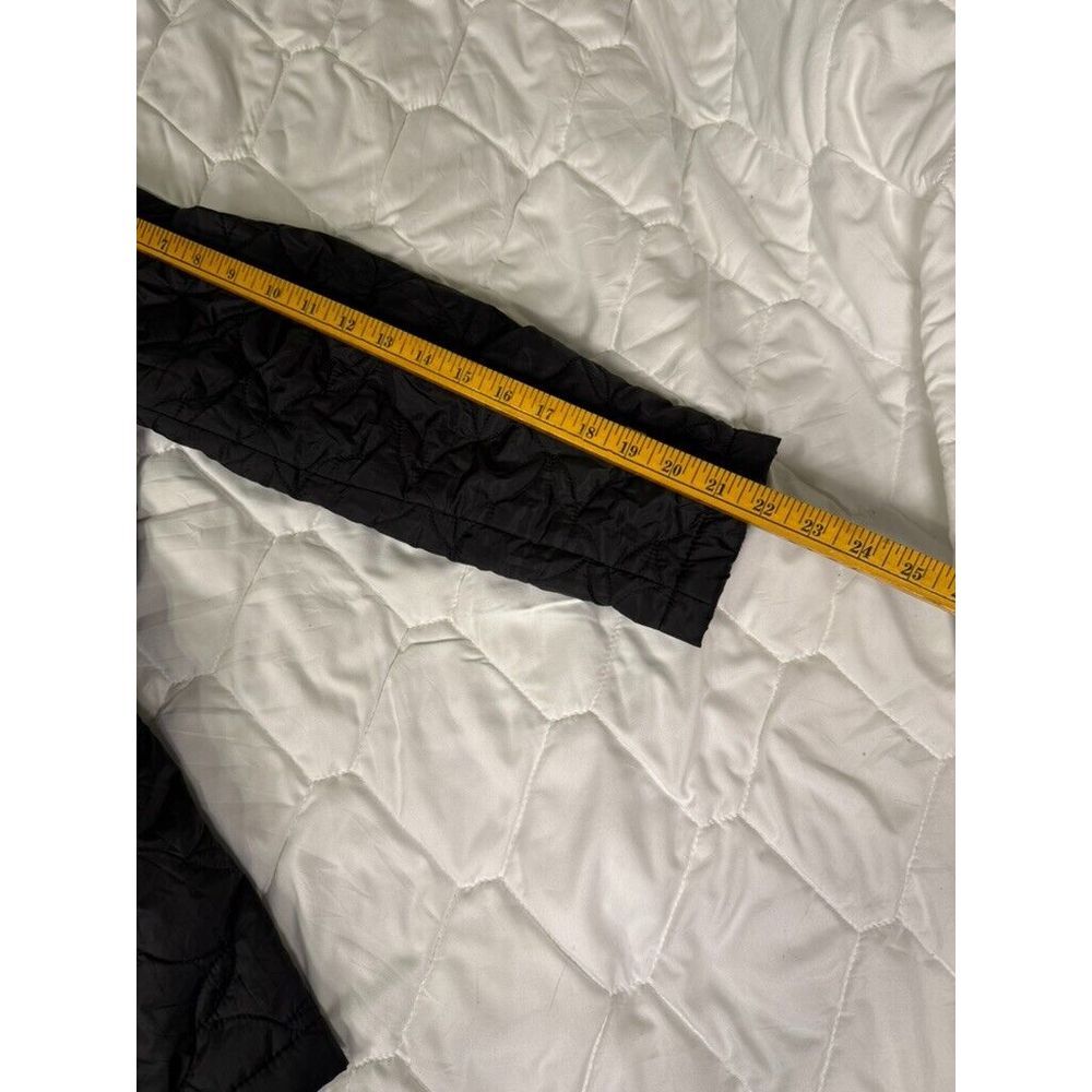 Lands' End Snap Front Womens Size S(6-8) Black Pockets Quilted‎ Lined Jacket - Picture 6 of 9